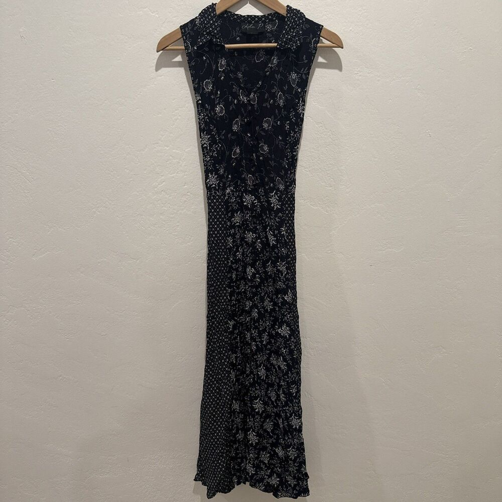 Lola P Womens Dress M Medium Black Long Maxi Sleeveless